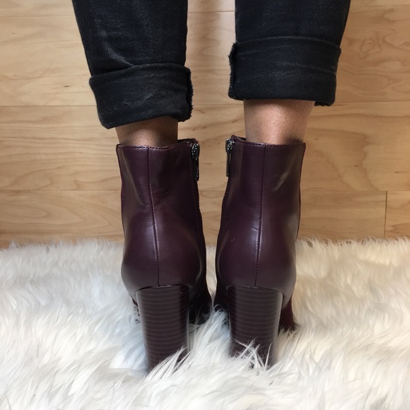 🦖 Sam Edelman burgundy booties - Picture 3 of 8